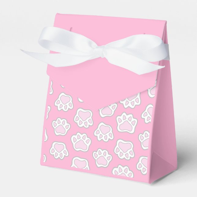 Panda paws for a gift favor box (Front Side)