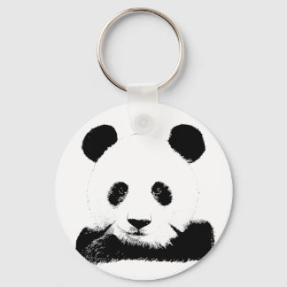 Panda Peeks Out Keychain