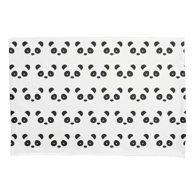 Panda pillow case, Bedroom decorations Pillowcase (Front)