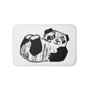 Panda Play Small Bath Mat