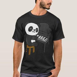 Panda Playing Piano T-Shirt