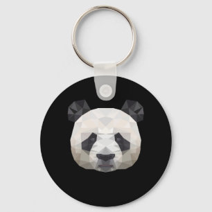 Panda Polygonal Keychain