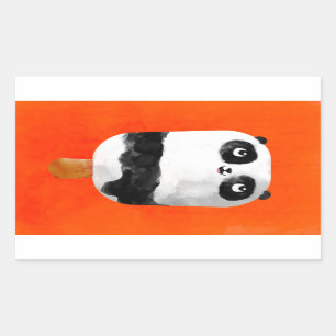 Panda Popsicle Ice Cream Sticker