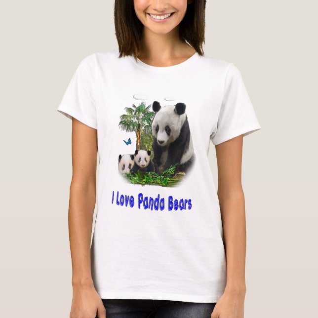 Panda porte des t-shirts (Devant)