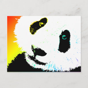panda. postcard