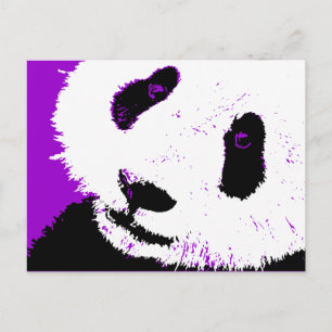 panda. postcard