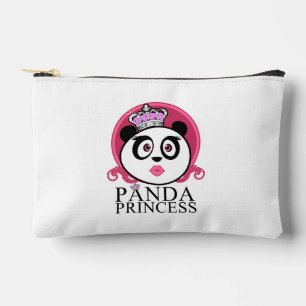 Panda Princess Cute Panda Queen Crown Accessory Pouch