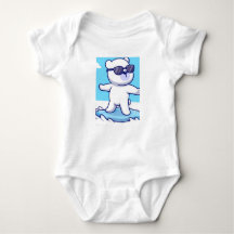 Panda Print Baby bodysuit 