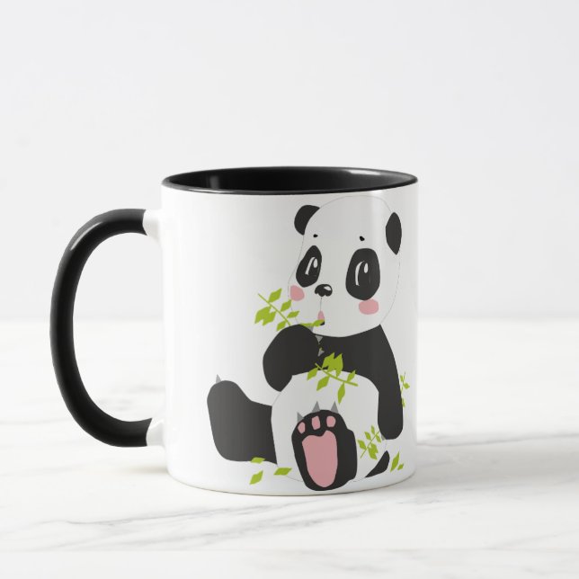 Panda printed coffee mug  (Left)