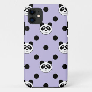 panda purple iPhone 11 case