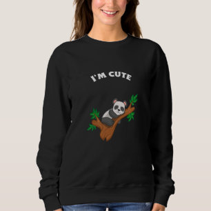 Panda Relaxing – I'm Cute Sweatshirt