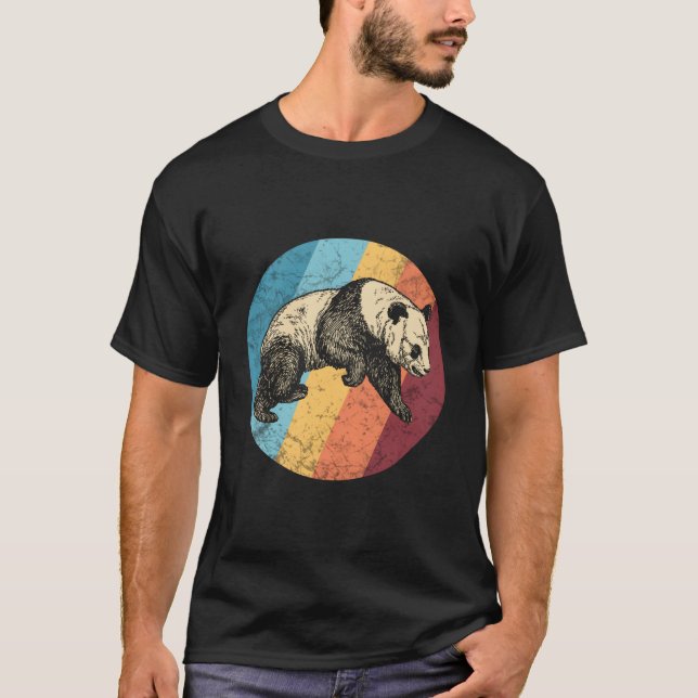 Panda Retro T-Shirt (Front)