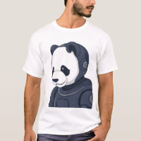 Panda Robot Illustration – Sci-Fi Graphic T-Shirt
