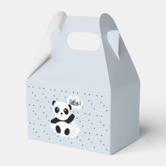 Panda says Hello Favor Box