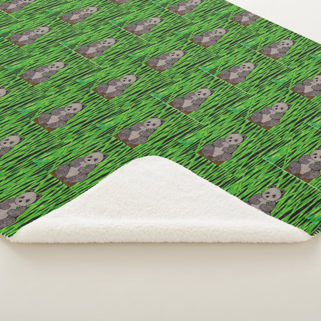 Panda - Sherpa Blanket (3/4)