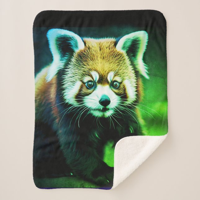Panda  sherpa blanket (Front)