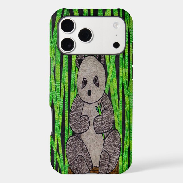 Panda (simple) - Coque d'iPhone (Verso)