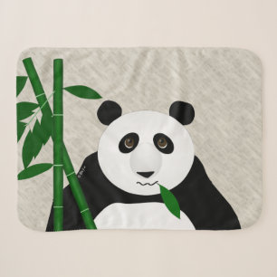 Panda Small Sherpa Blanket