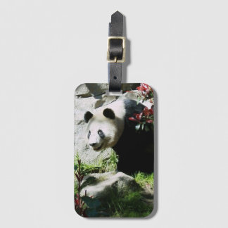 Panda Smile Luggage Tag
