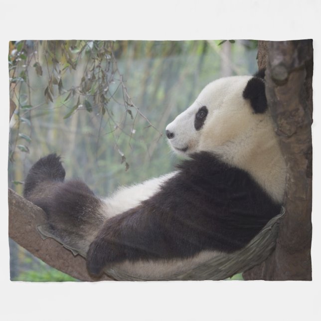 PANDA SNOOZE FLEECE BLANKET (Front (Horizontal))