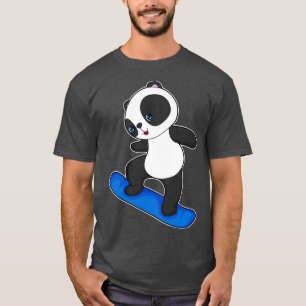 Panda Snowboard Winter sports T-Shirt