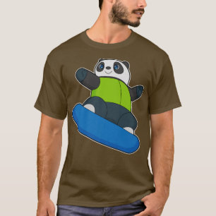 Panda Snowboarder Snowboard Winter sports T-Shirt