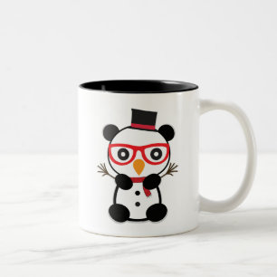 Panda Snowman - Leon The Panda Bear Snowmen Mug