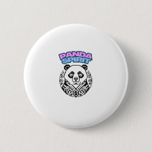 Panda Spirit 2 Inch Round Button