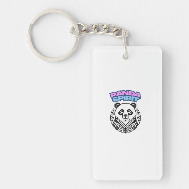 Panda Spirit Keychain (Front)