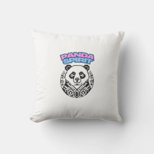 Panda Spirit Throw Pillow