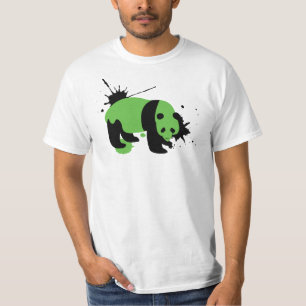 Panda splatter white T-Shirt