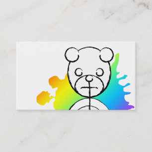 panda splatz. business card