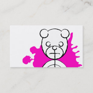panda splatz. business card