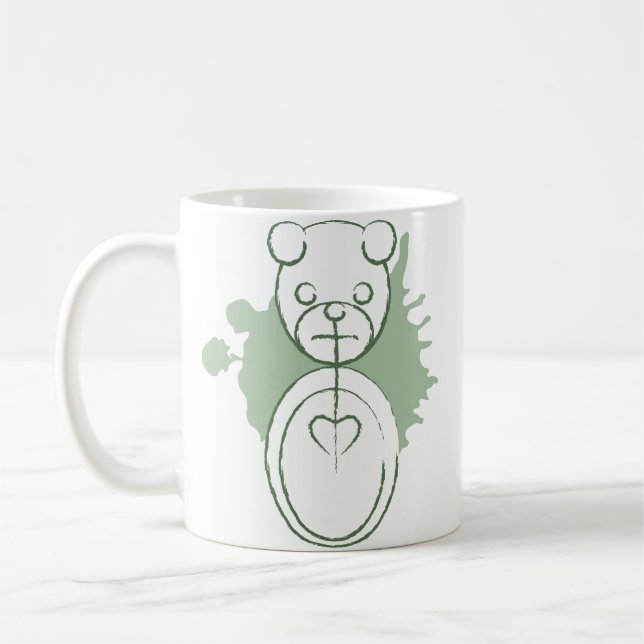 panda splatz. coffee mug (Left)