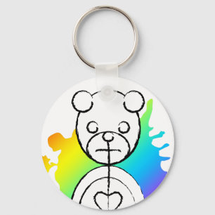 panda splatz. keychain