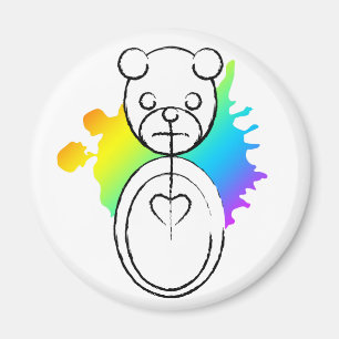 panda splatz. magnet
