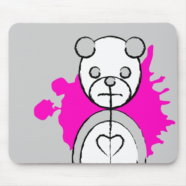 panda splatz. mouse pad (Front)