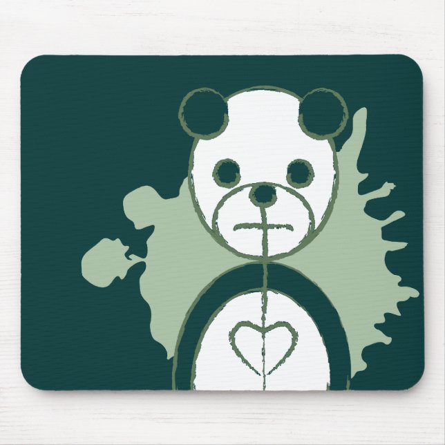 panda splatz. mouse pad (Front)