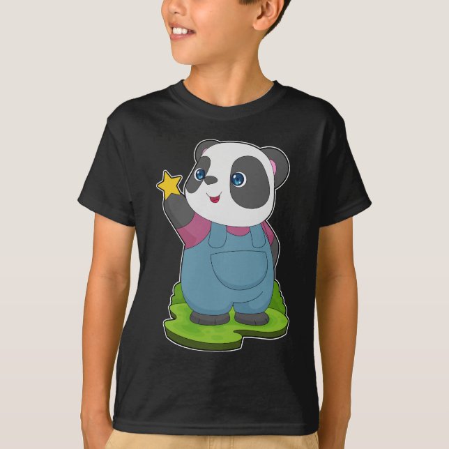 Panda Star T-Shirt (Front)