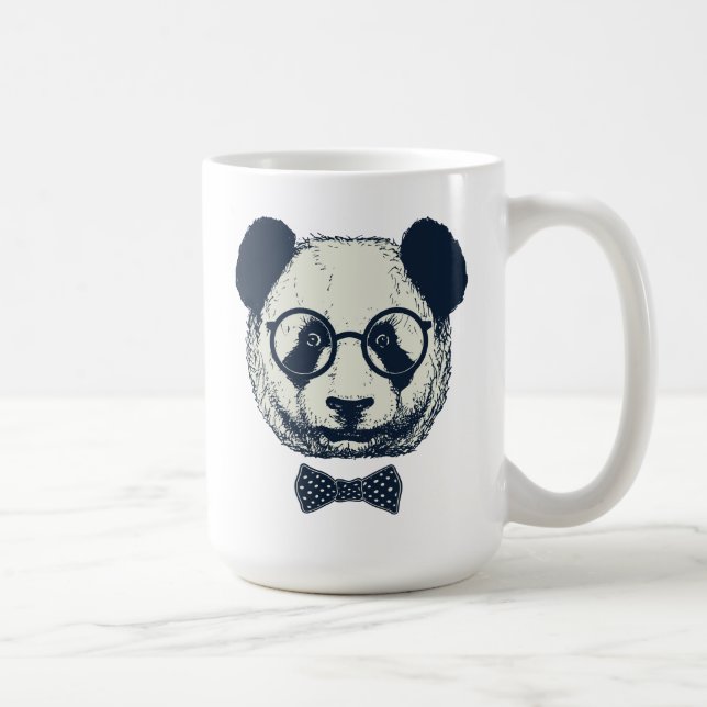 Panda Stripes Coffee Mug (Right)