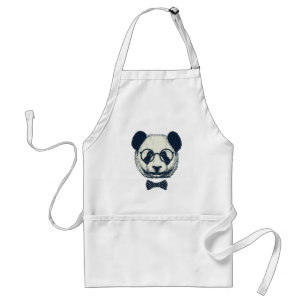 Panda Stripes Standard Apron