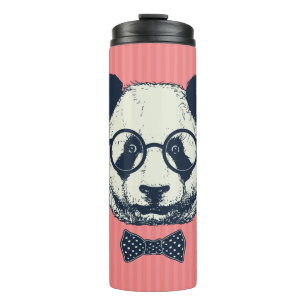 Panda Stripes Thermal Tumbler