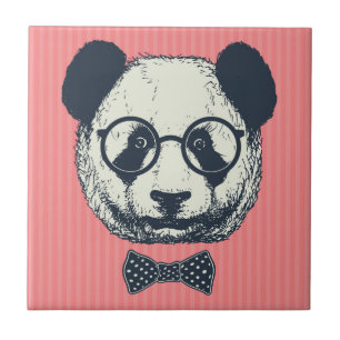 Panda Stripes Tile