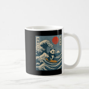 Panda Surfing Japanese _6  Coffee Mug