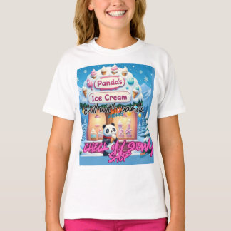 Panda takes bold step in winter wonderland T-Shirt