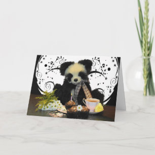 Panda Teddy Bear Carte d'anniversaire
