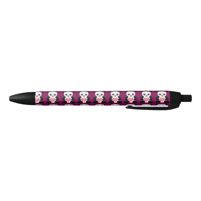 Panda Teddy Ours avec stylo cardiaque (Bas)