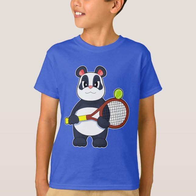 Panda Tennis Tennis ball T-Shirt (Front)