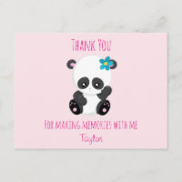 Panda Thank You for making memories