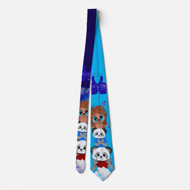 Panda Together Tie (Back)